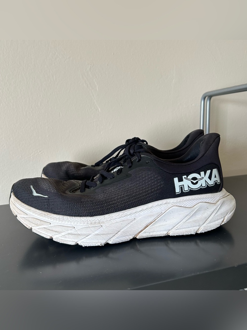 HOKA ONE ARAHI BLACK Size 9.5 Women’s WIDE Shoes